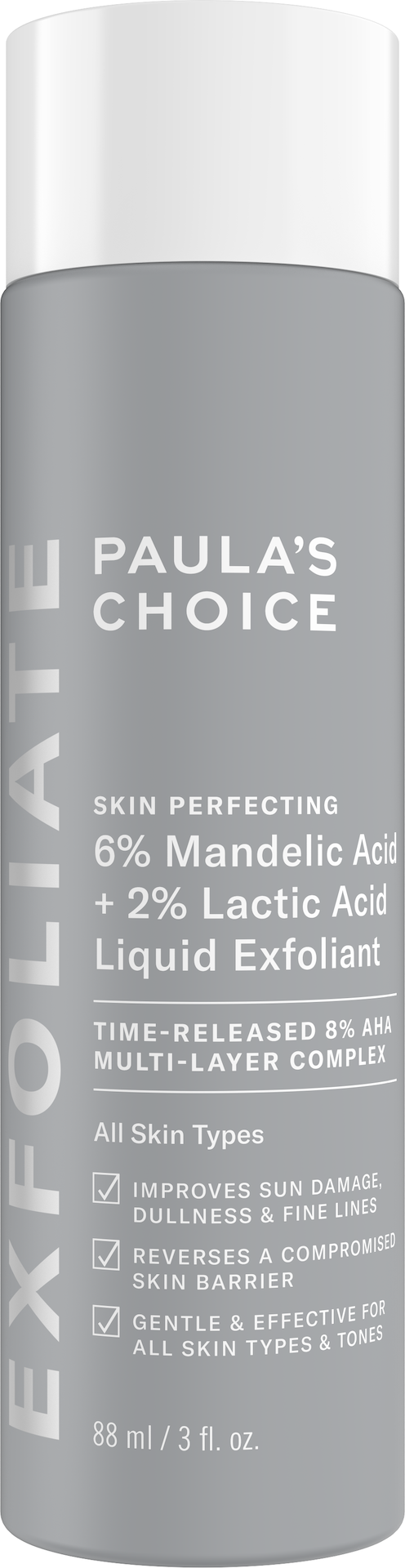 Skin Perfecting 6% Mandelic Acid + 2% Lactic Acid Liquid Exfoliant 88 ml